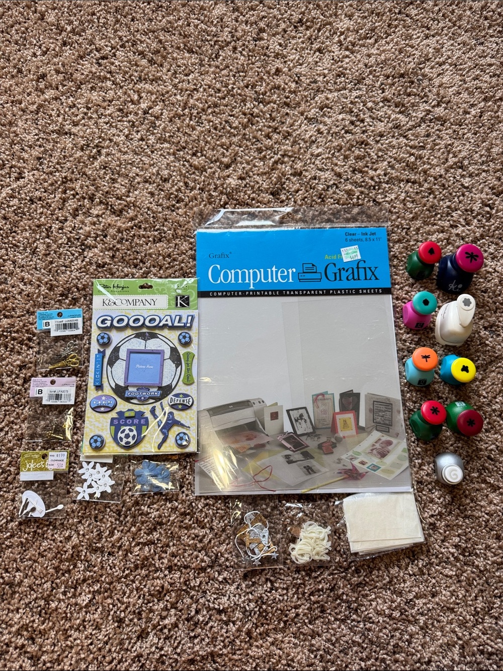 Art and scrapbook bundle.  Many new items.
